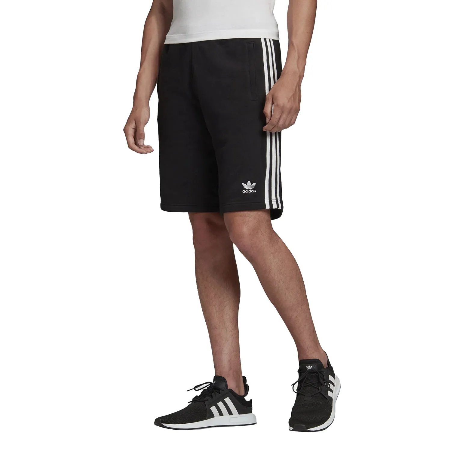 Adidas Men's 3-Stripes Shorts Black