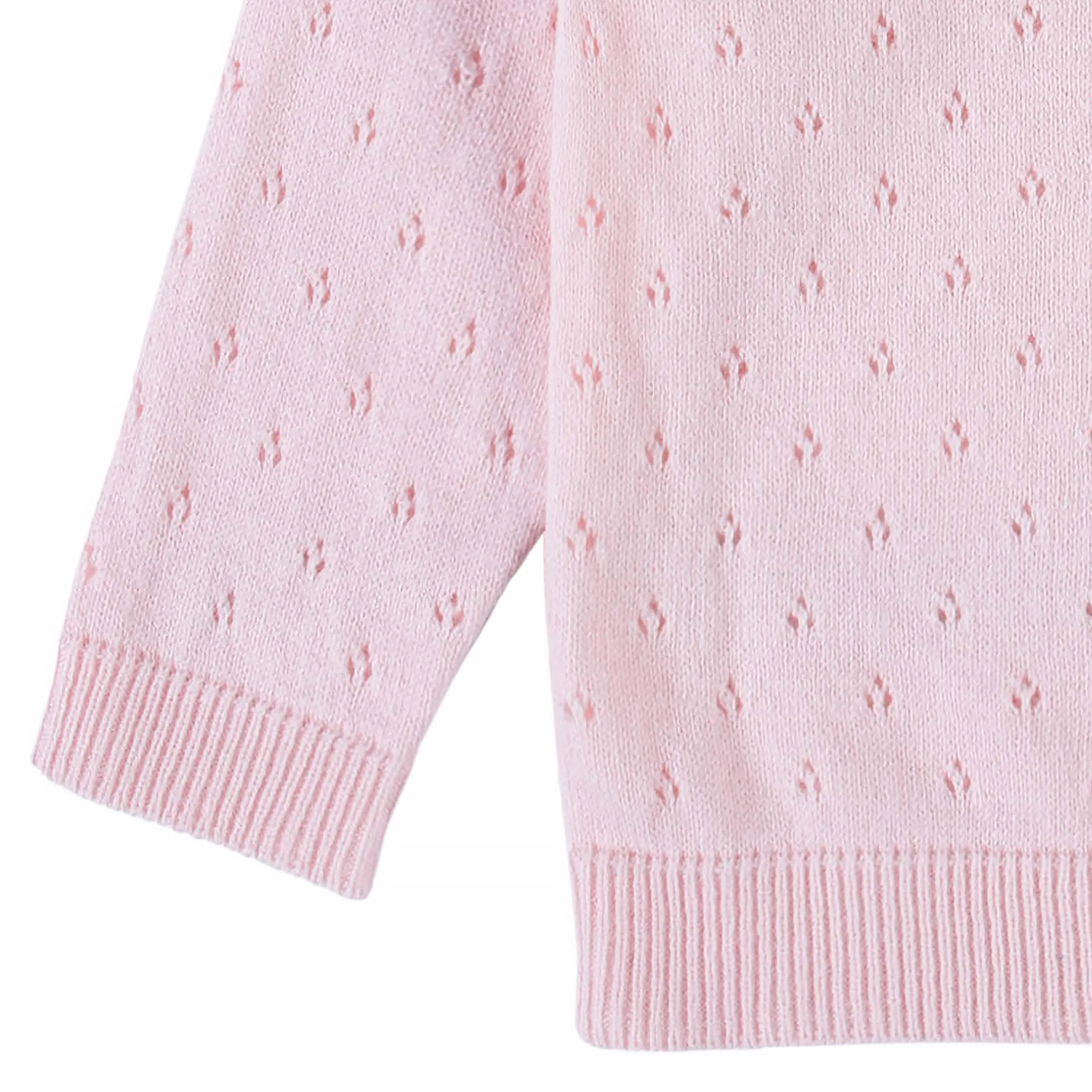 Baby & Toddler Girls Pink Pointelle Cardigan