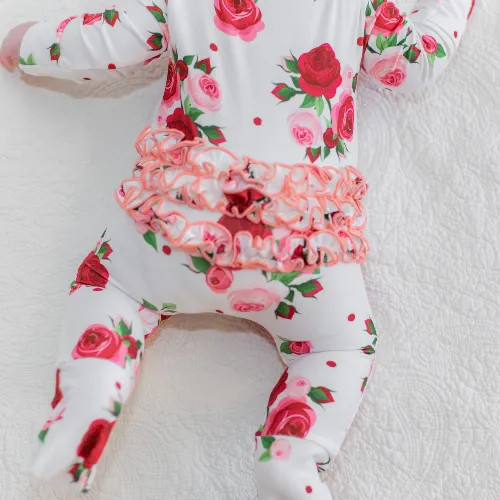 Baby Rose Romper