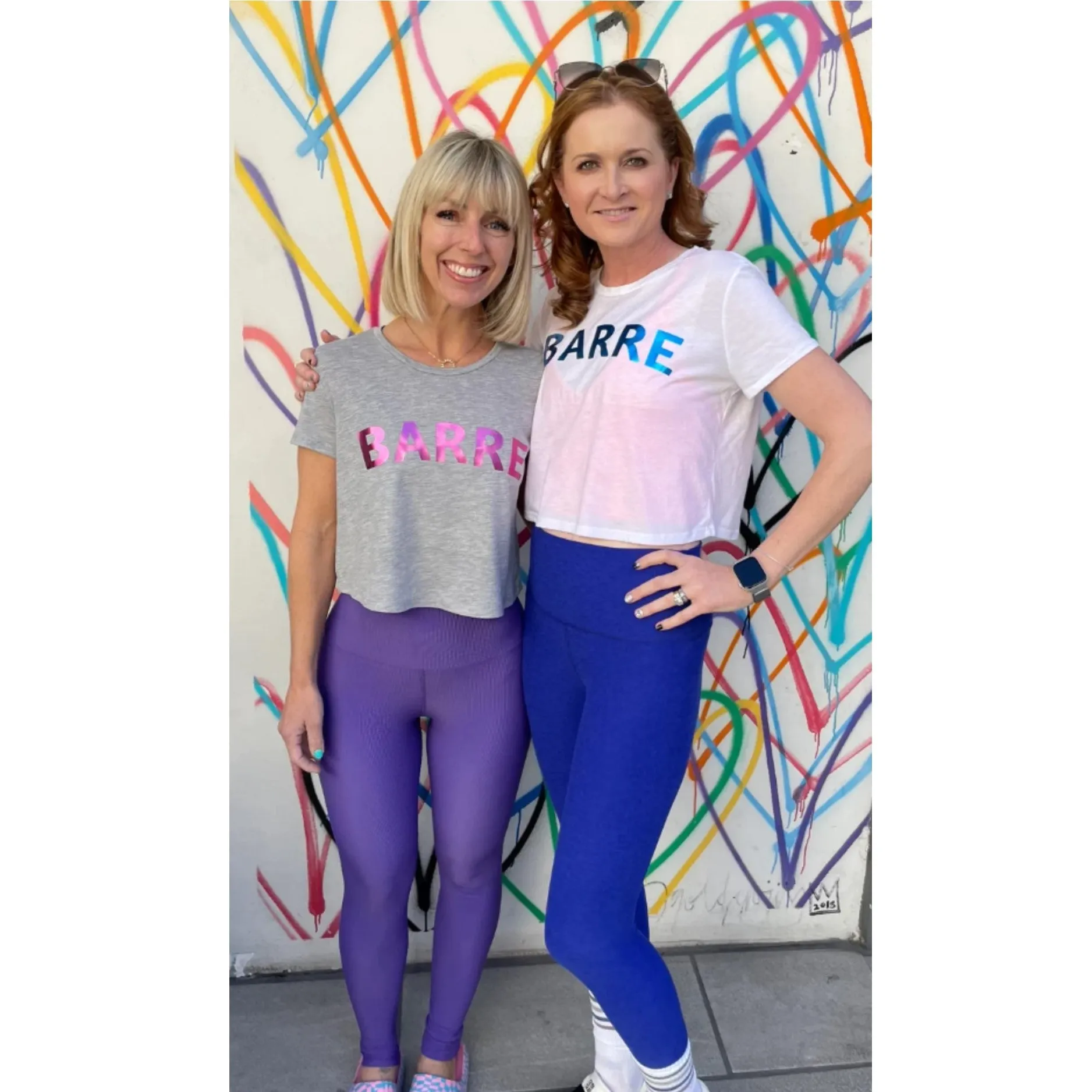 Barre - Foil Lettered - Cropped Tee