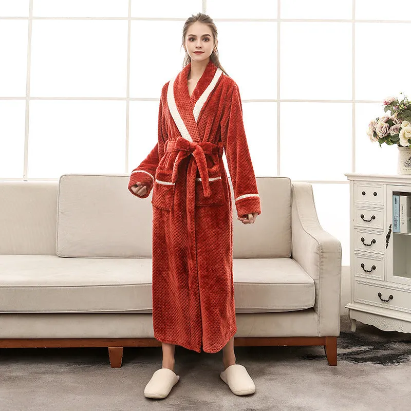 Buy Women Pajamas & Couple Gown Winter Robe Online - Soft Cotton Bathrobe - Fashionzapp