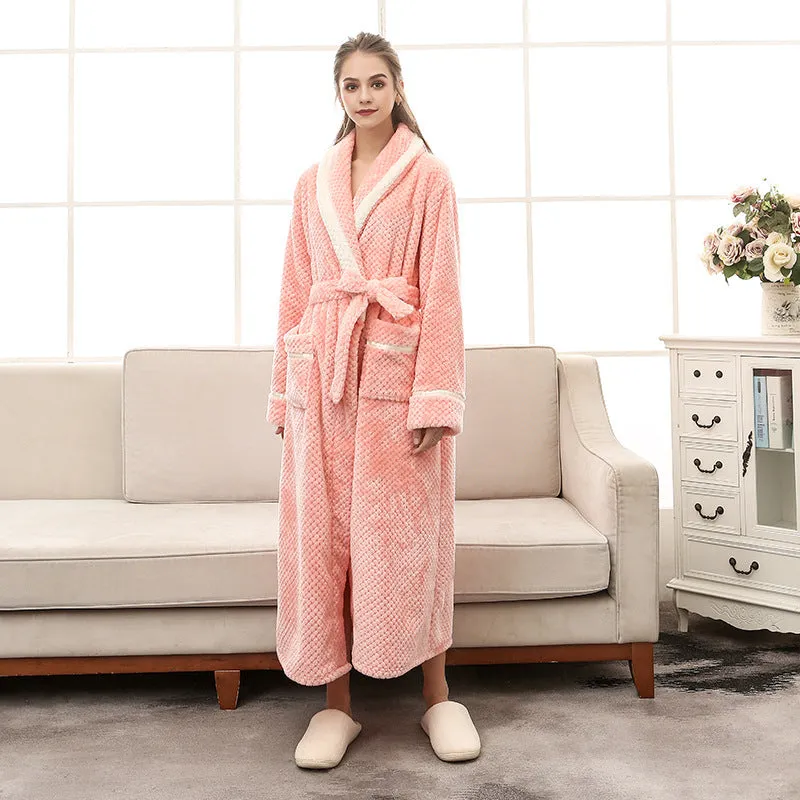 Buy Women Pajamas & Couple Gown Winter Robe Online - Soft Cotton Bathrobe - Fashionzapp