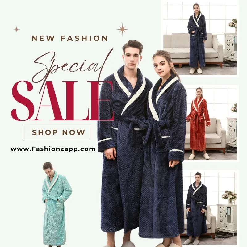 Buy Women Pajamas & Couple Gown Winter Robe Online - Soft Cotton Bathrobe - Fashionzapp