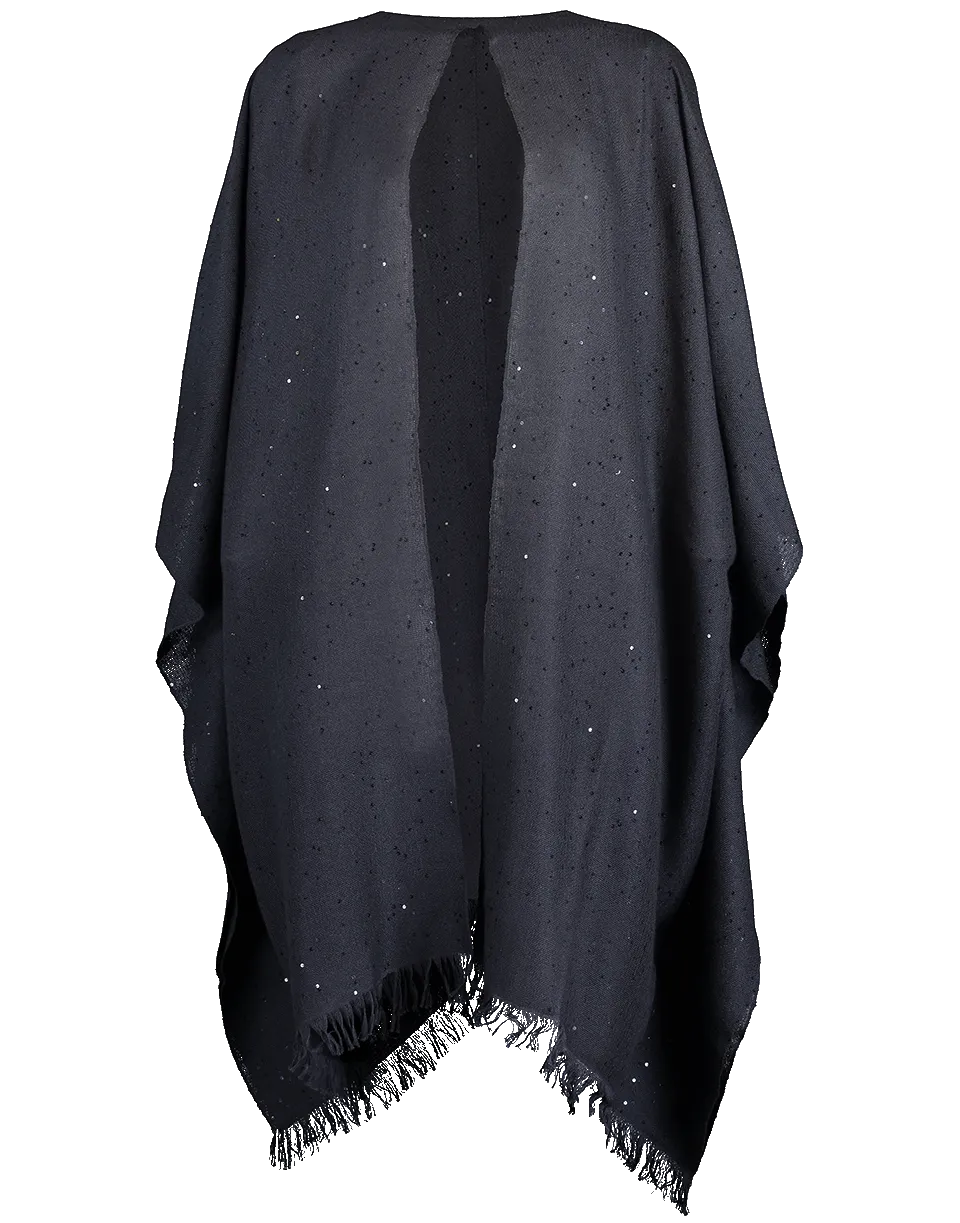 Cashmere Open Poncho