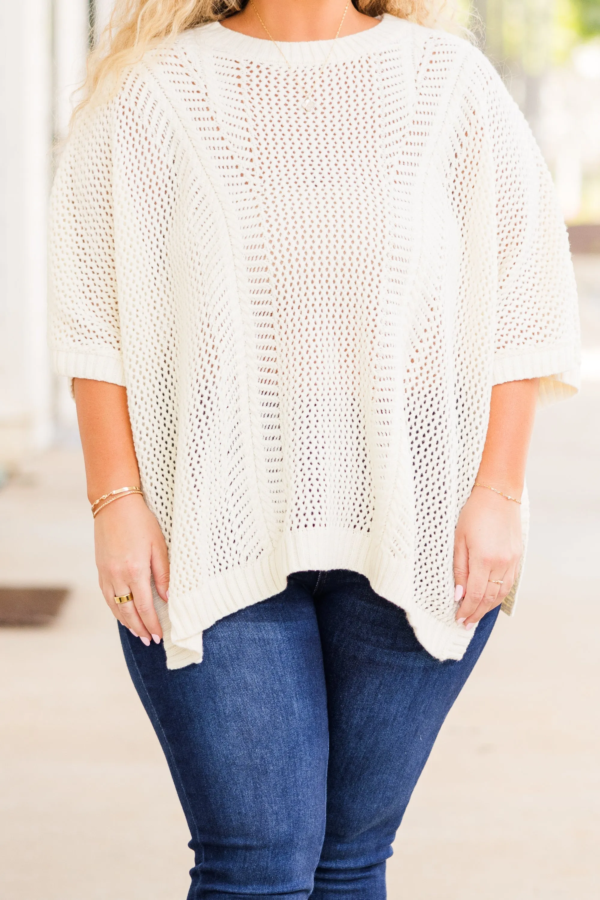 Chill Out Top, Ivory