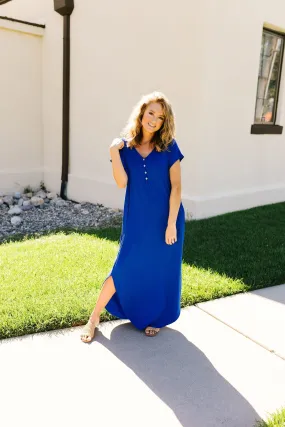 Chillax Summer Maxi In Royal Blue