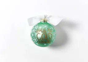 Coton Colors Baby It's Cold Outside 100mm Glass Ornament