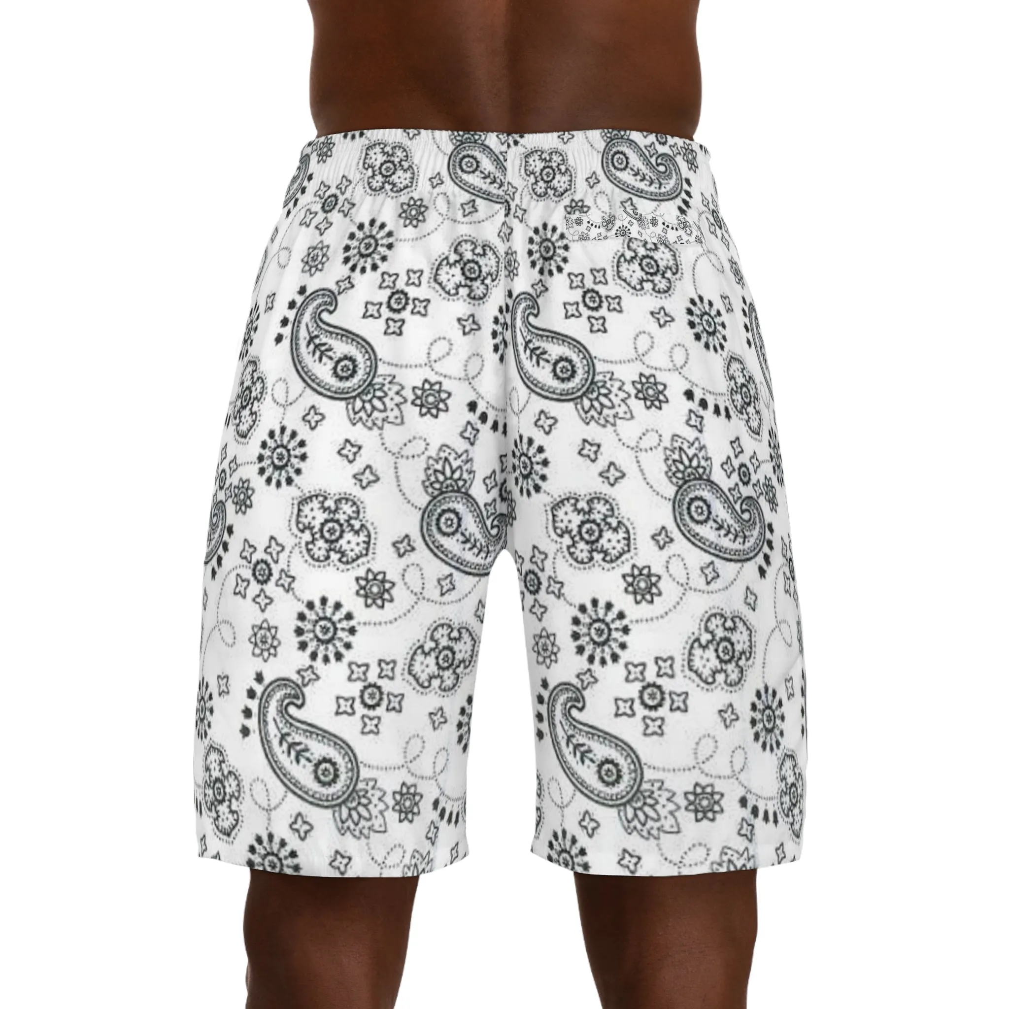 Crowgodshi Men's White Colors Hawaiian Shorts