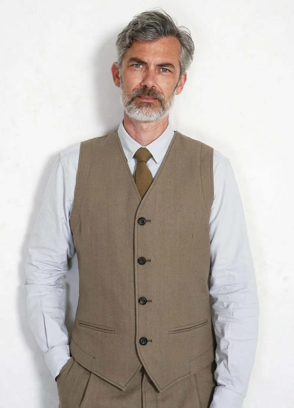 DANIEL | Classic Waistcoat | Bay Leaf