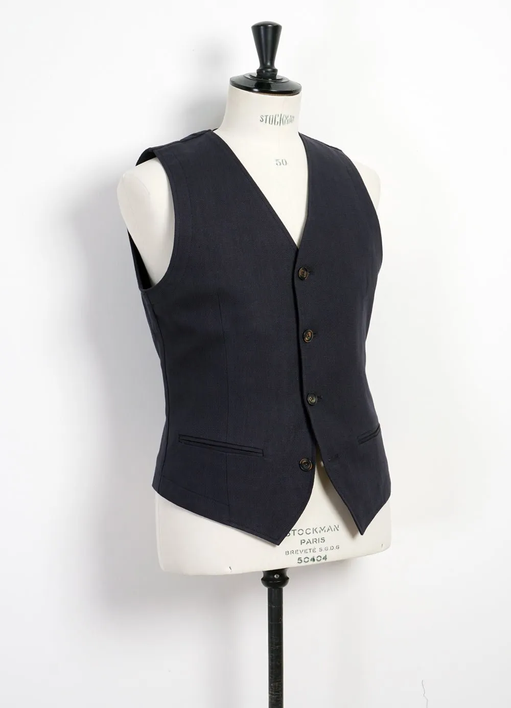 DANIEL | Classic Waistcoat | Dark Blue