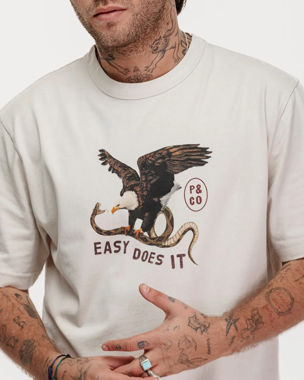 Easy Does It Boxy T-Shirt - Bone