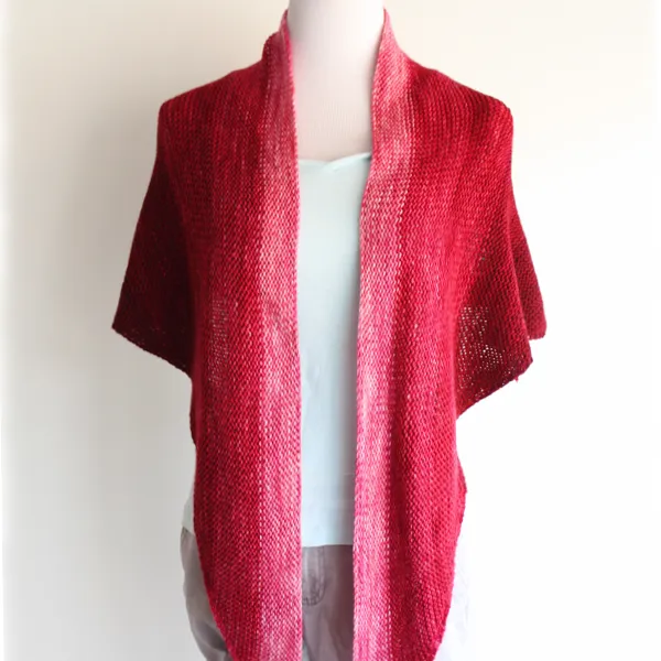 Easy Garter Scarfy-Wrap Pattern FREE