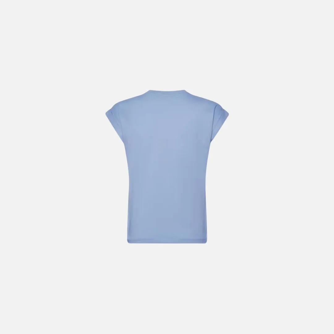 Easy V-Neck Tee (Light Blue)