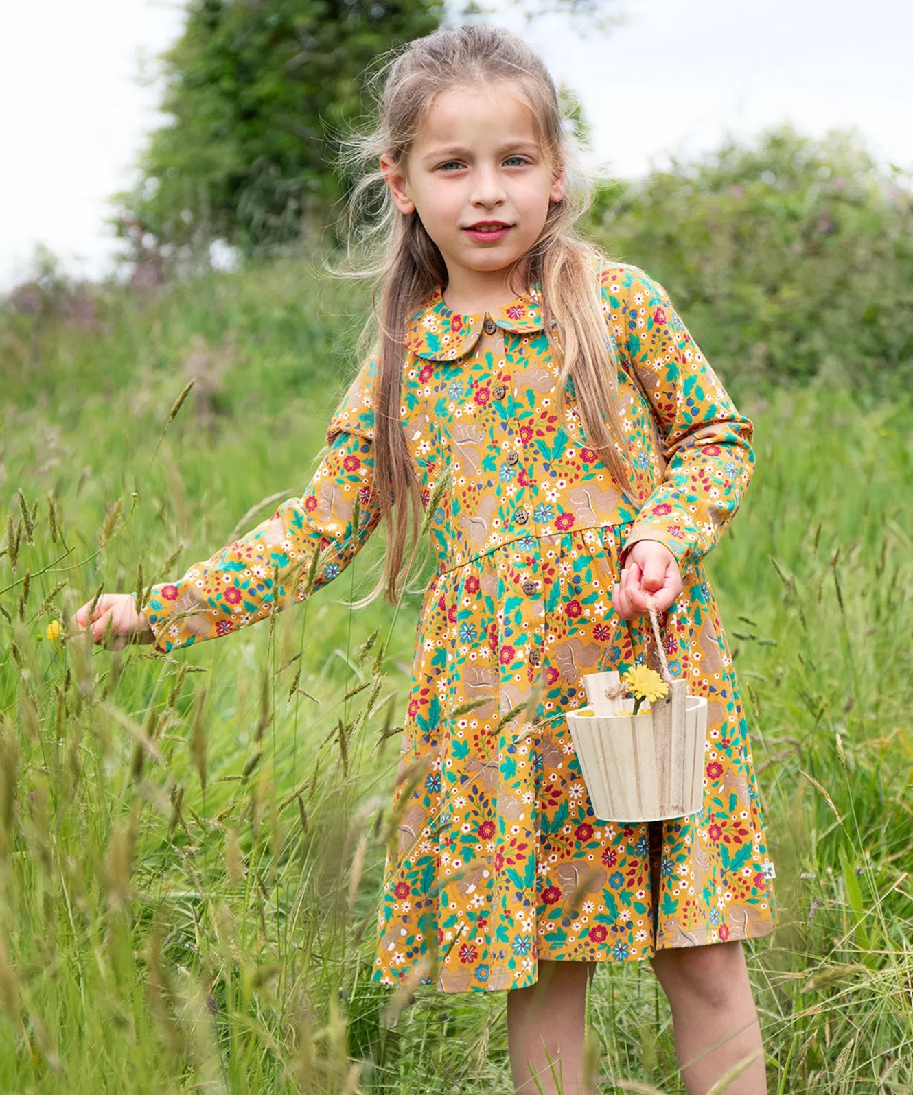 Frugi Autumn Dress - Autumn Friends