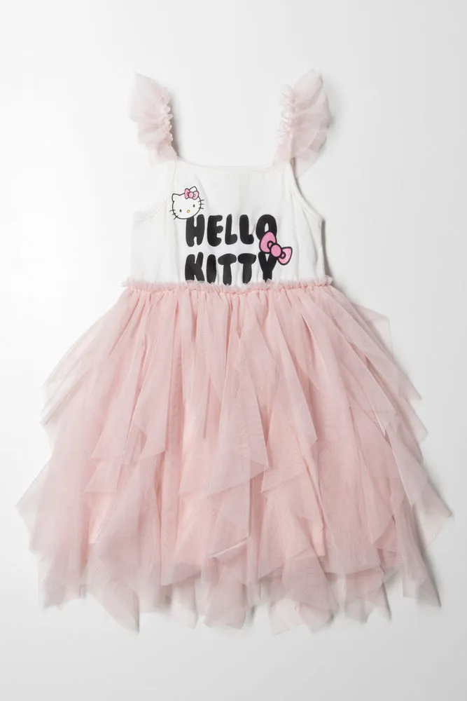 Hello Kitty Tulle Dress Pink