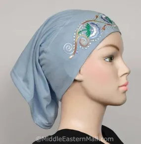 Hijab Cap Cotton with Embroidery