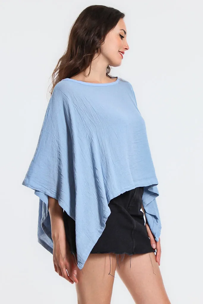 Leah Woven Poncho (BQ168)