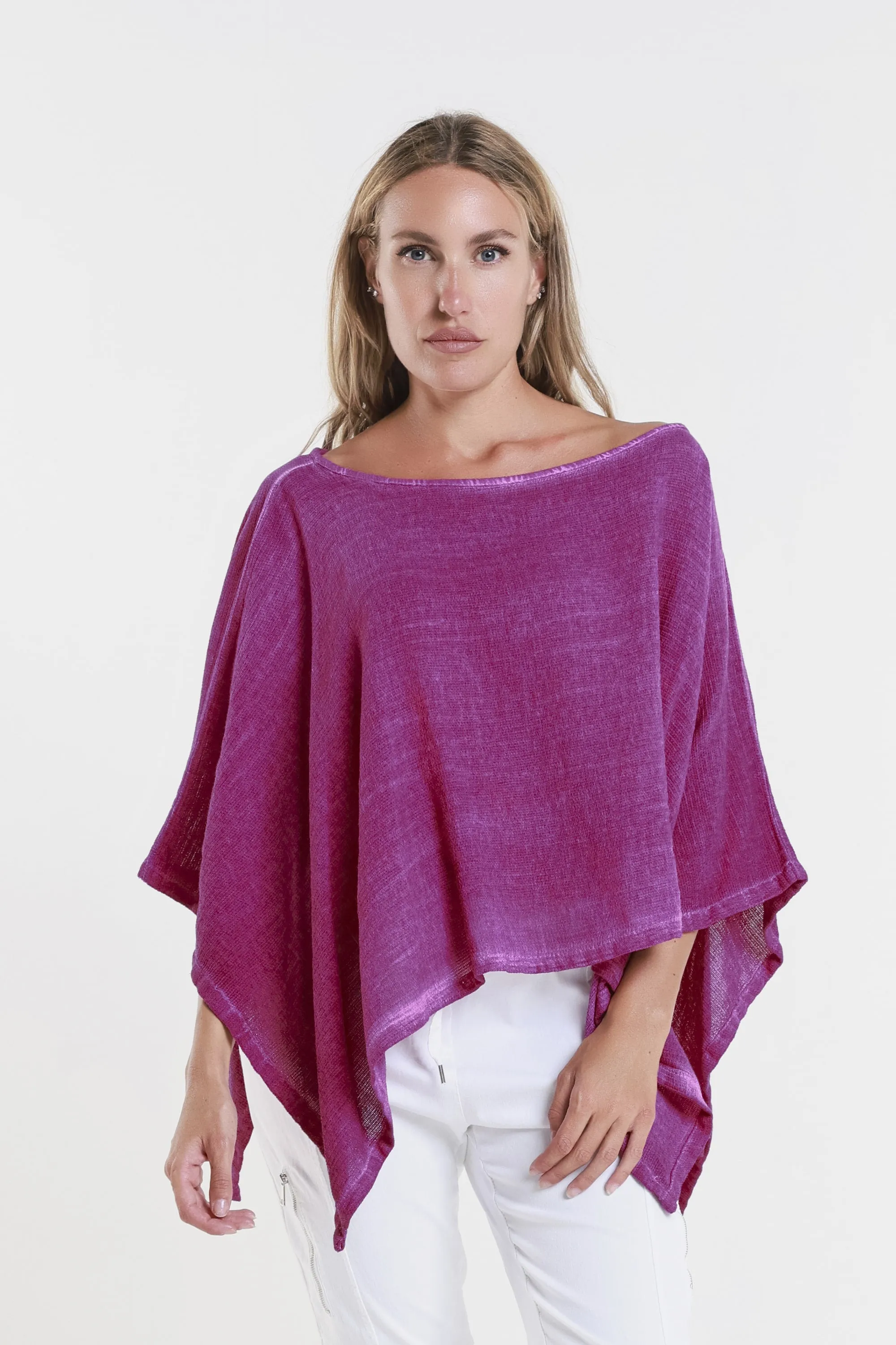 Leah Woven Poncho (BQ168)