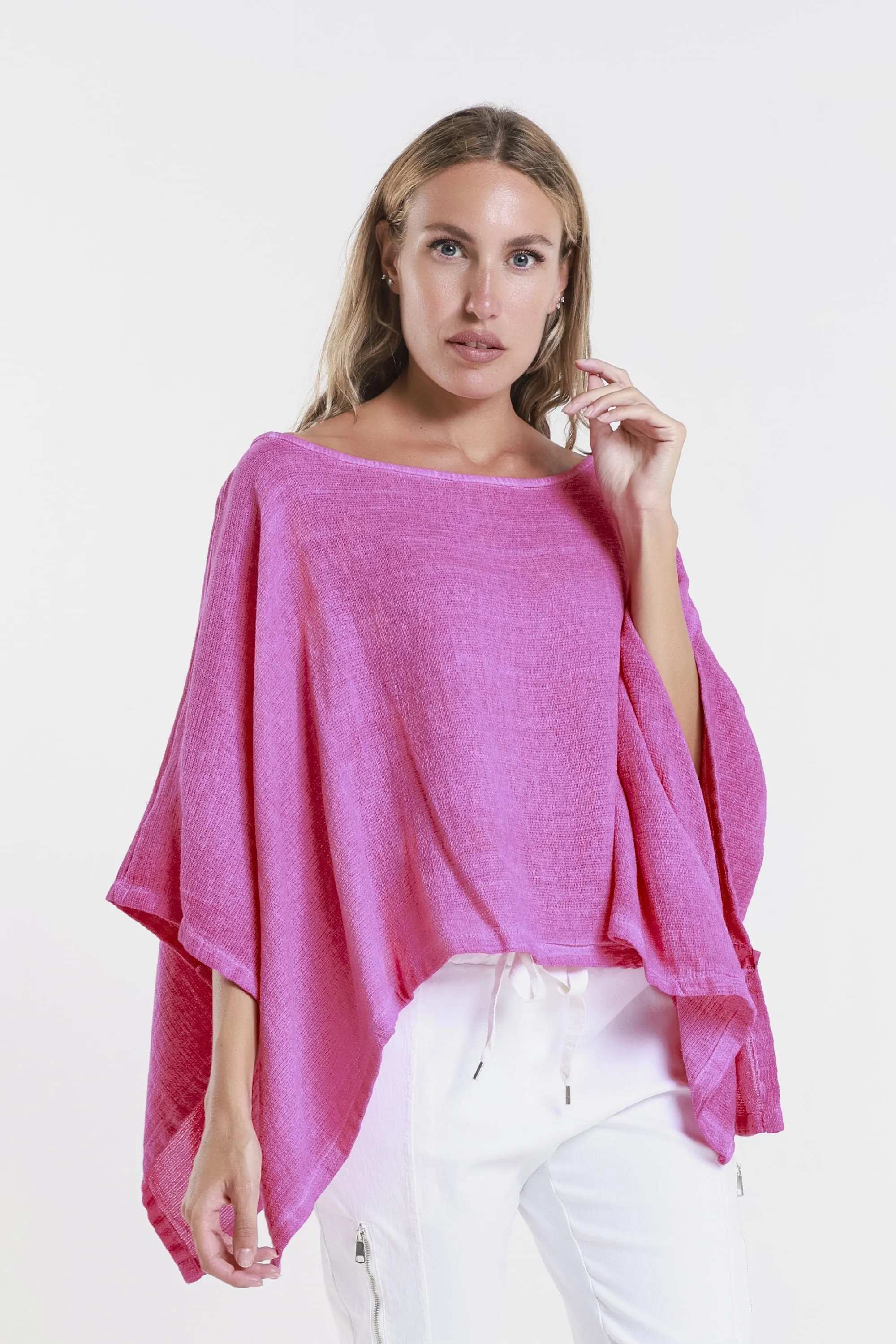 Leah Woven Poncho (BQ168)