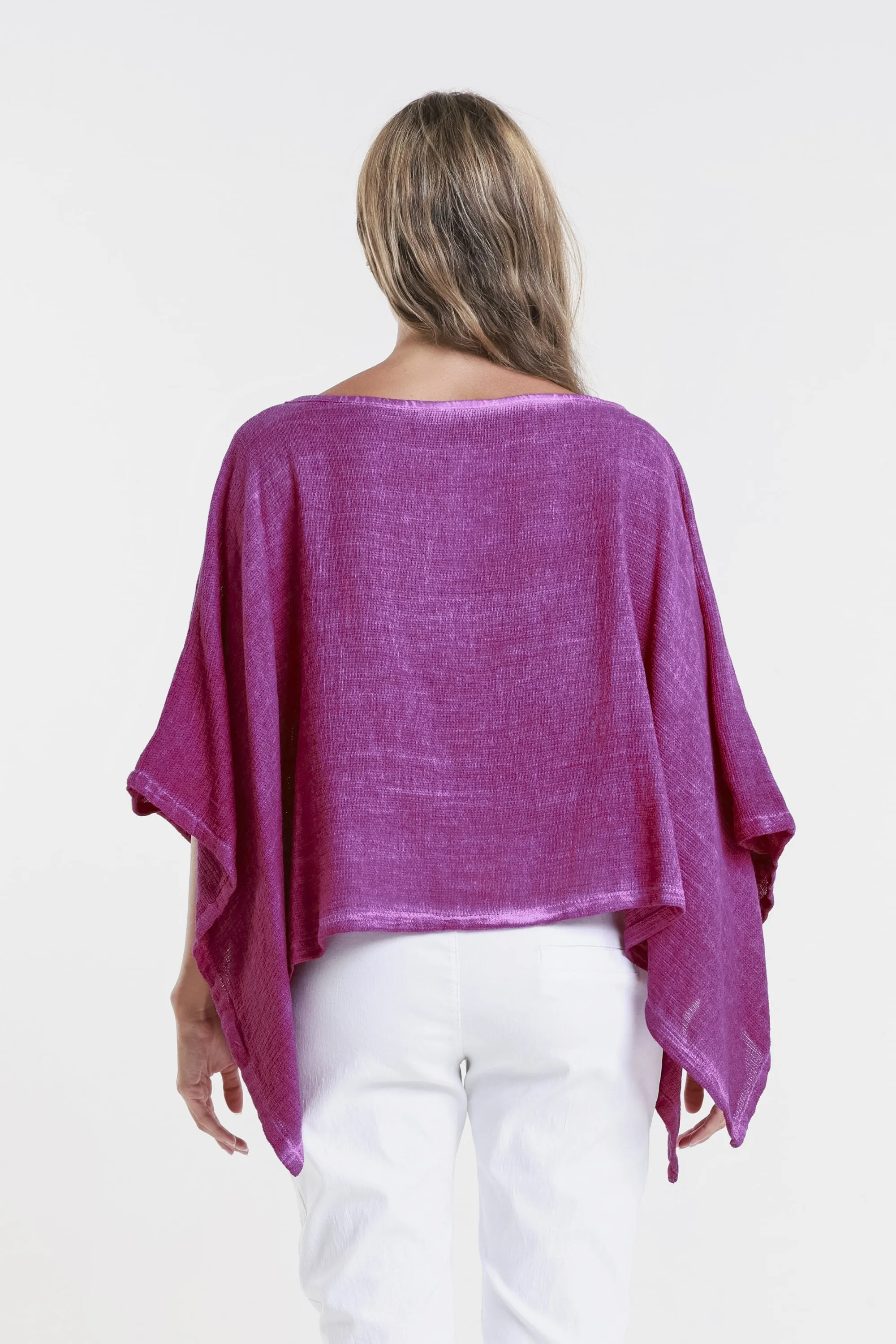 Leah Woven Poncho (BQ168)