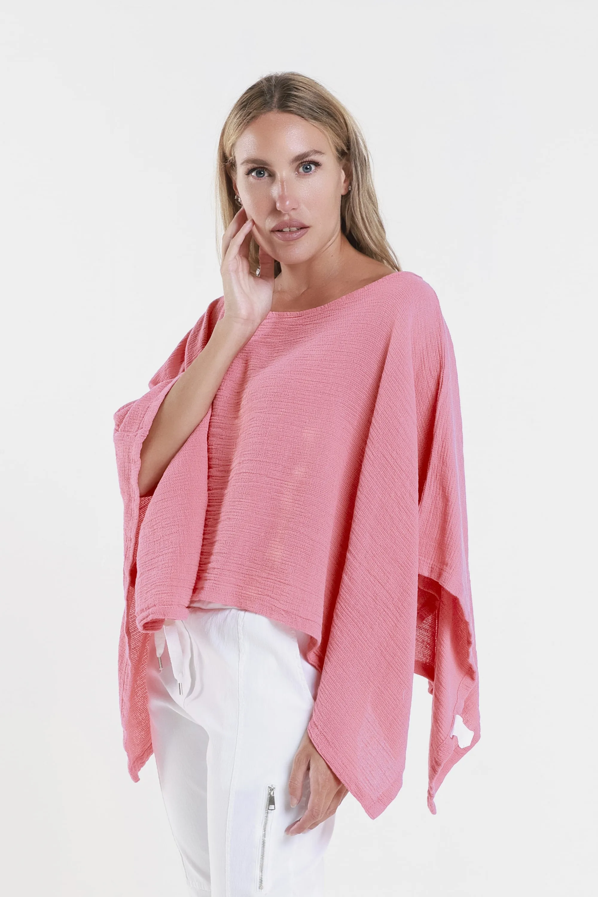 Leah Woven Poncho (BQ168)