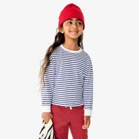 Long sleeve easy stripe tee