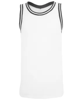 Mesh tank top | White/Black