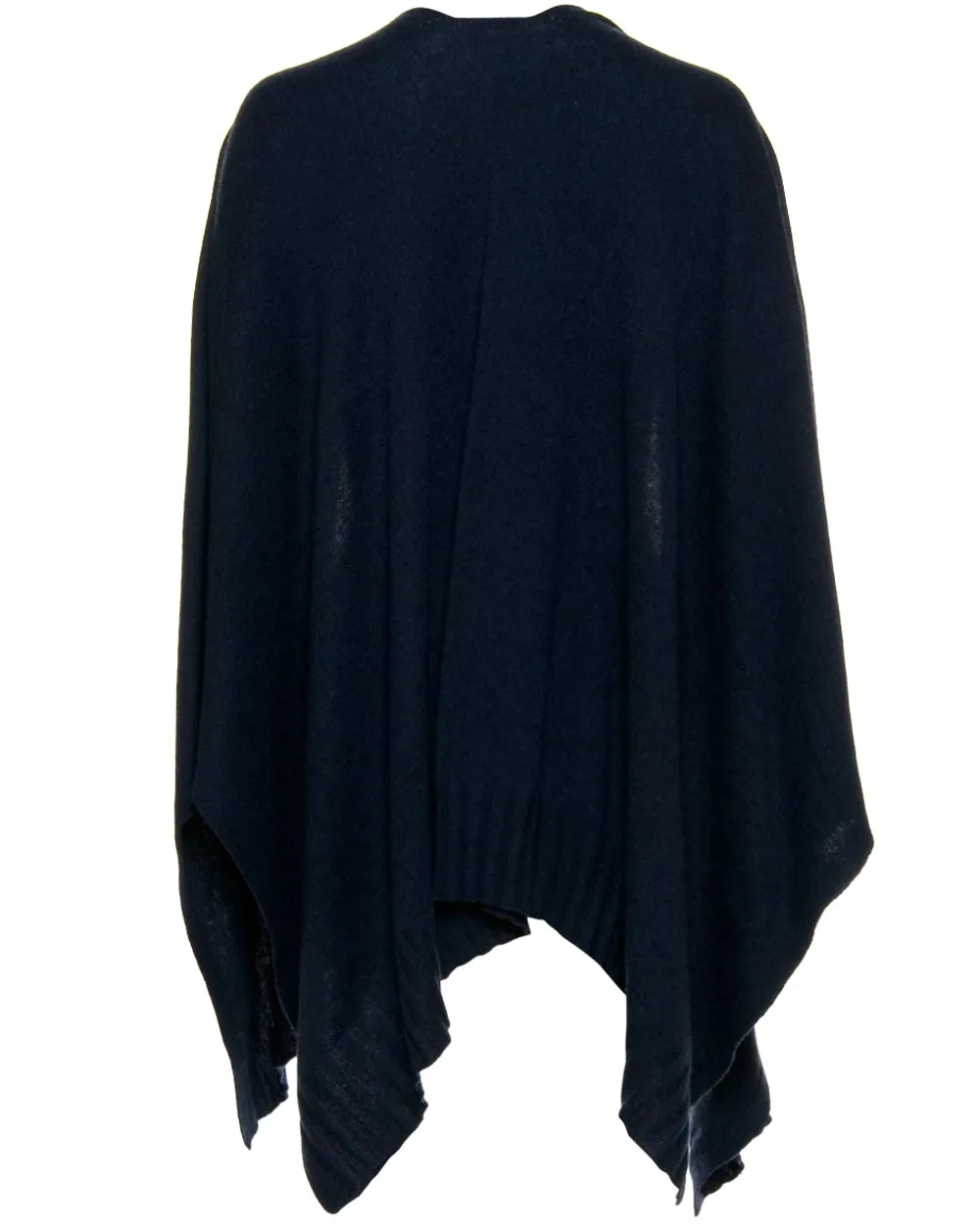 Navy Ruana Wrap