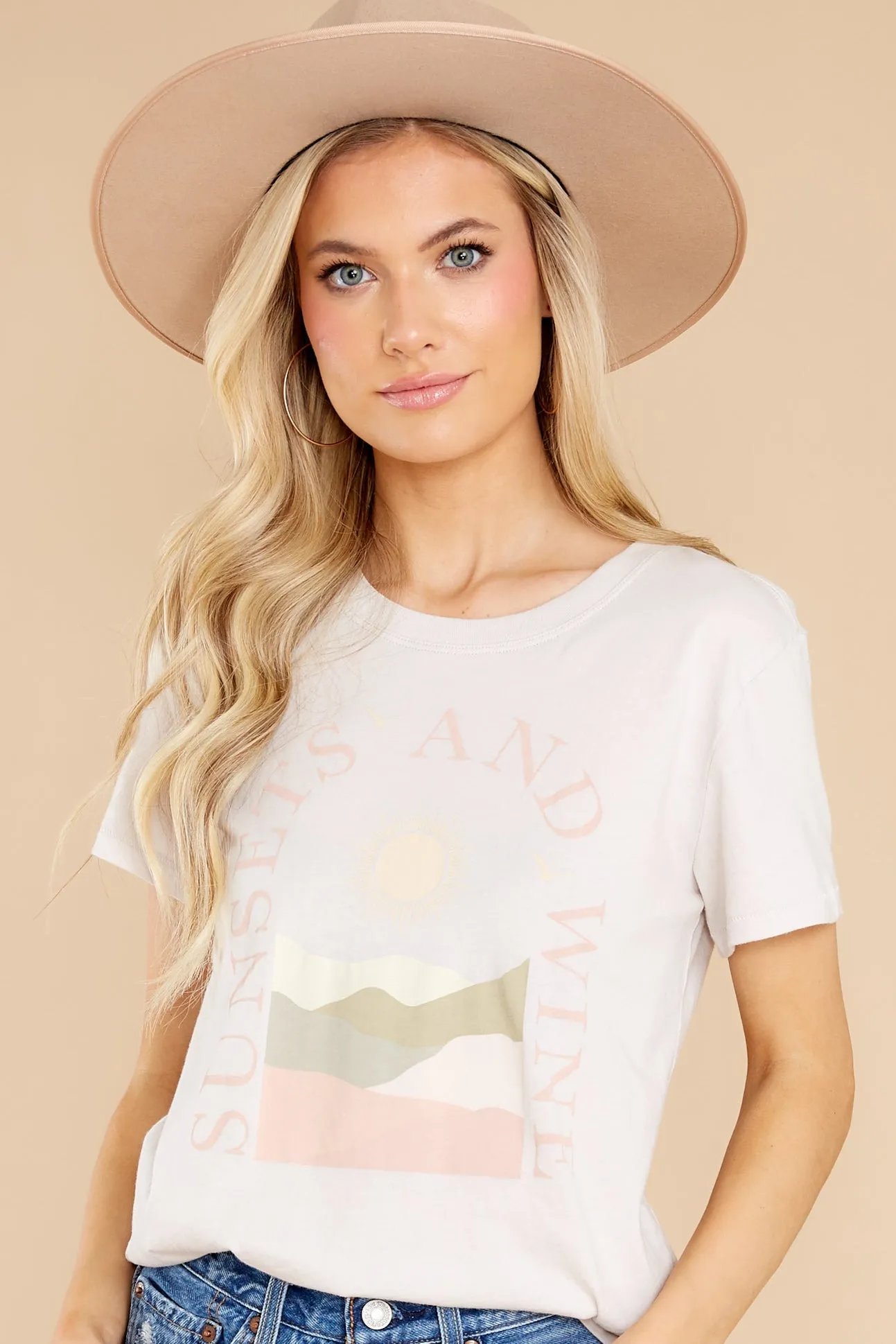 Organic Pumice Easy Sunsets Tee