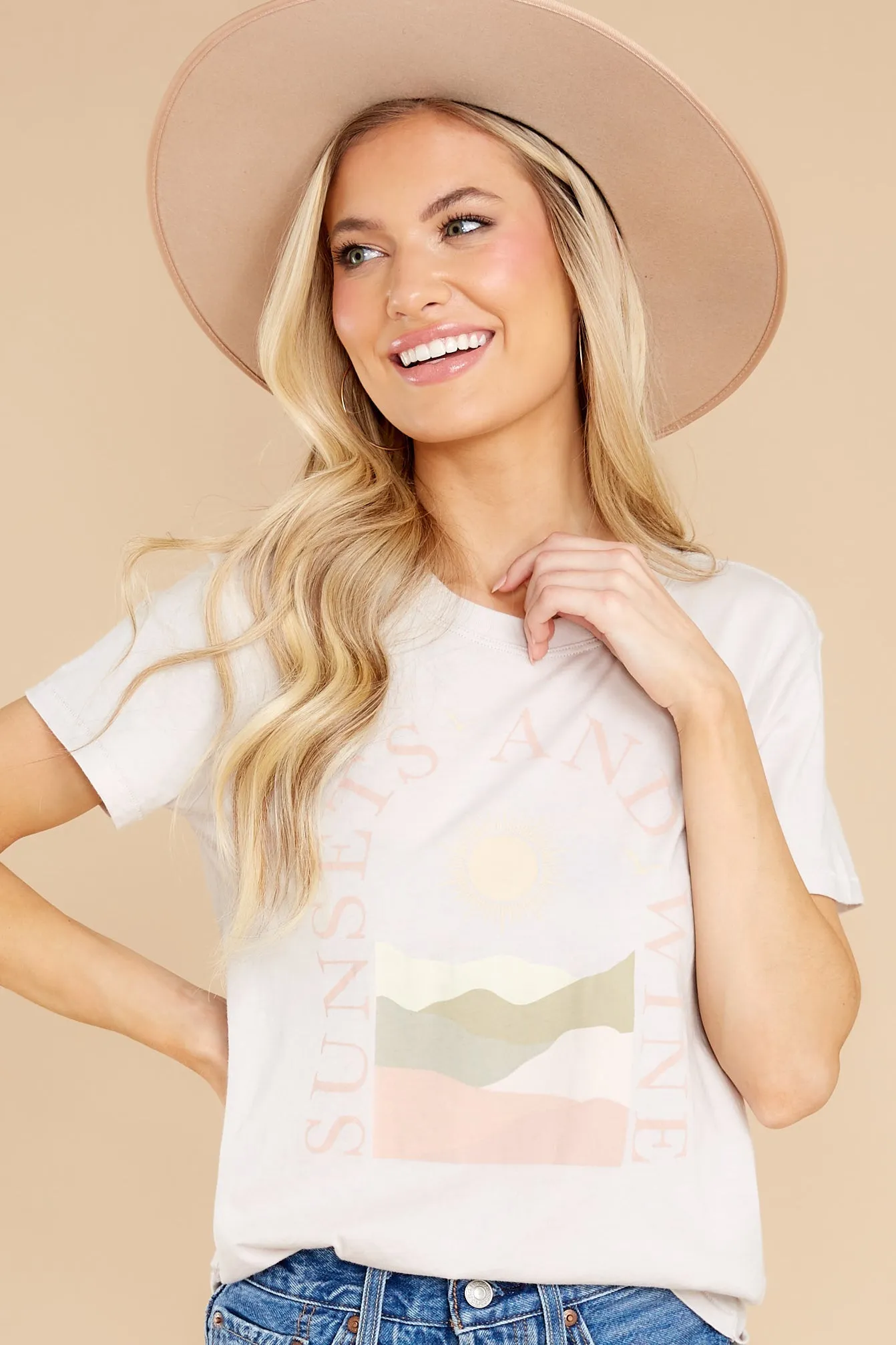 Organic Pumice Easy Sunsets Tee