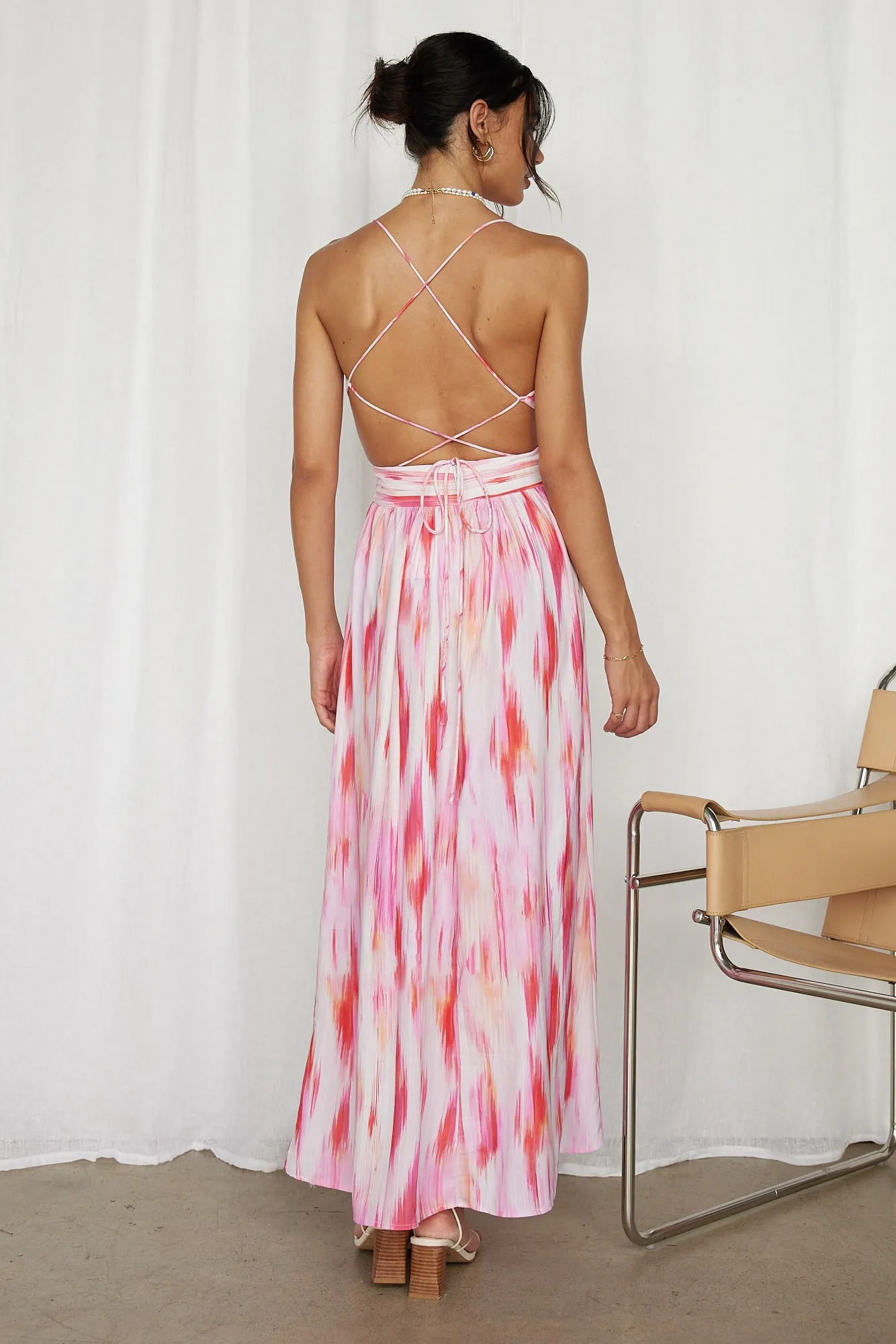 Poolside Chill Maxi Dress Pink