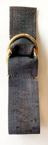 Real Cork adjustable shawl belts