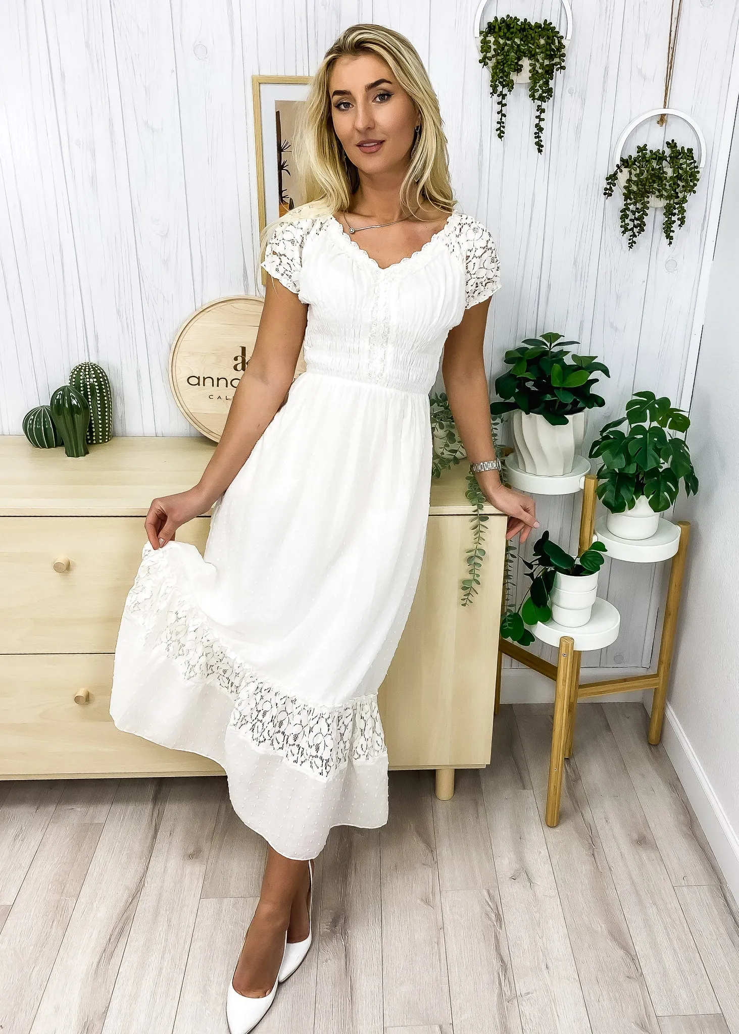 Renaissance Boho Lace Maxi Dress