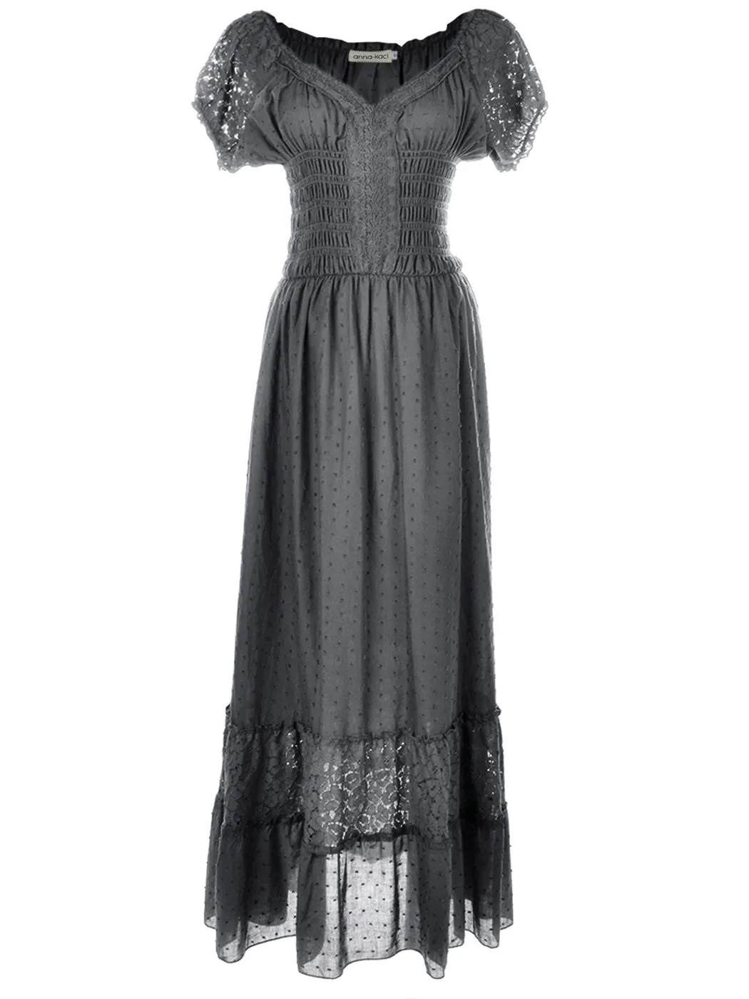 Renaissance Boho Lace Maxi Dress