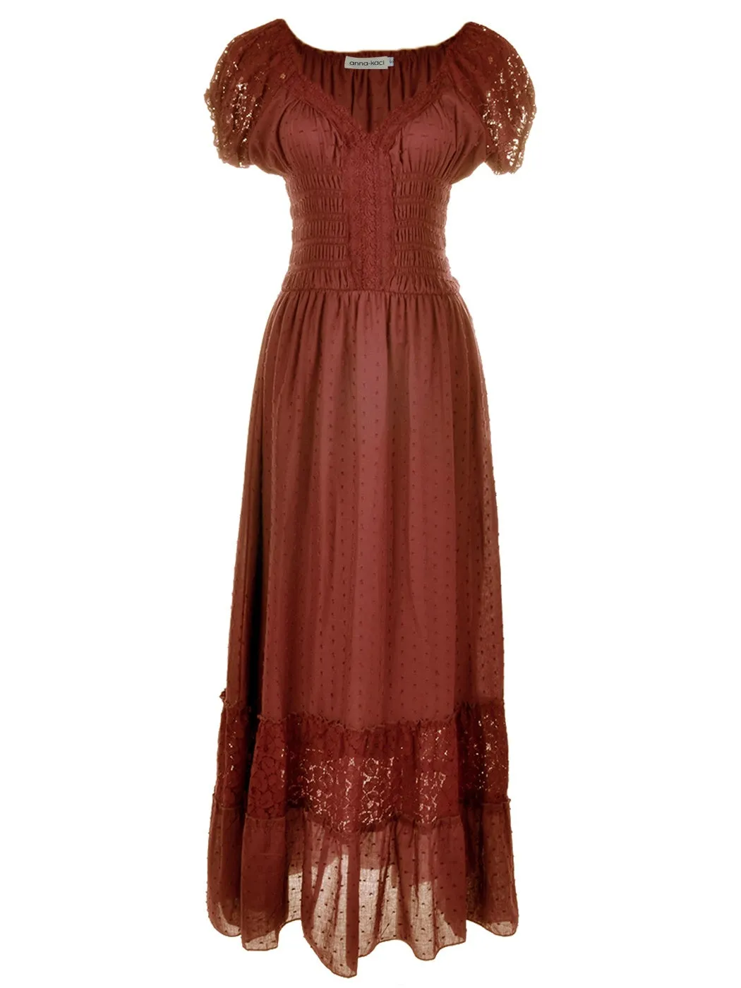 Renaissance Boho Lace Maxi Dress