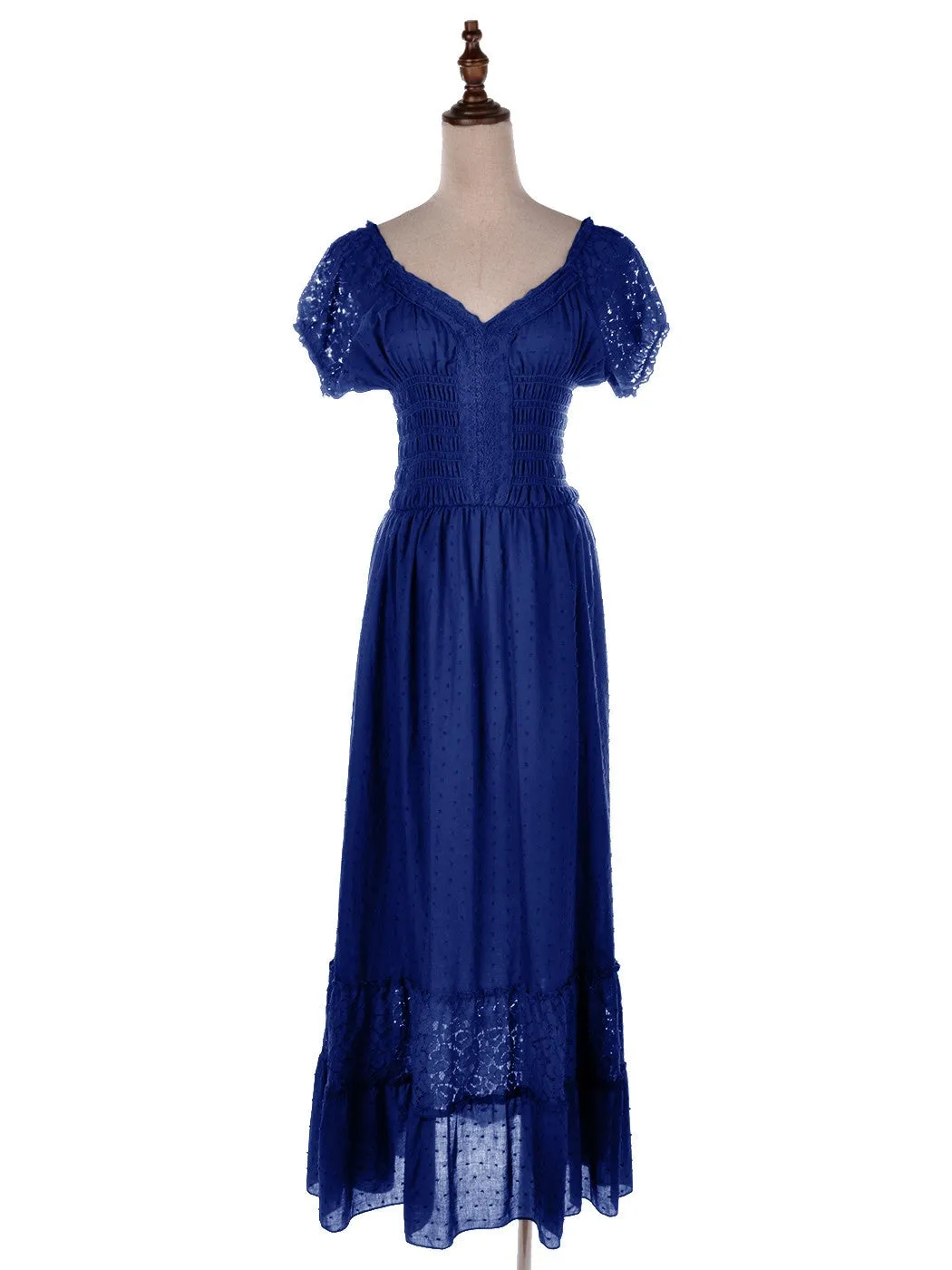 Renaissance Boho Lace Maxi Dress