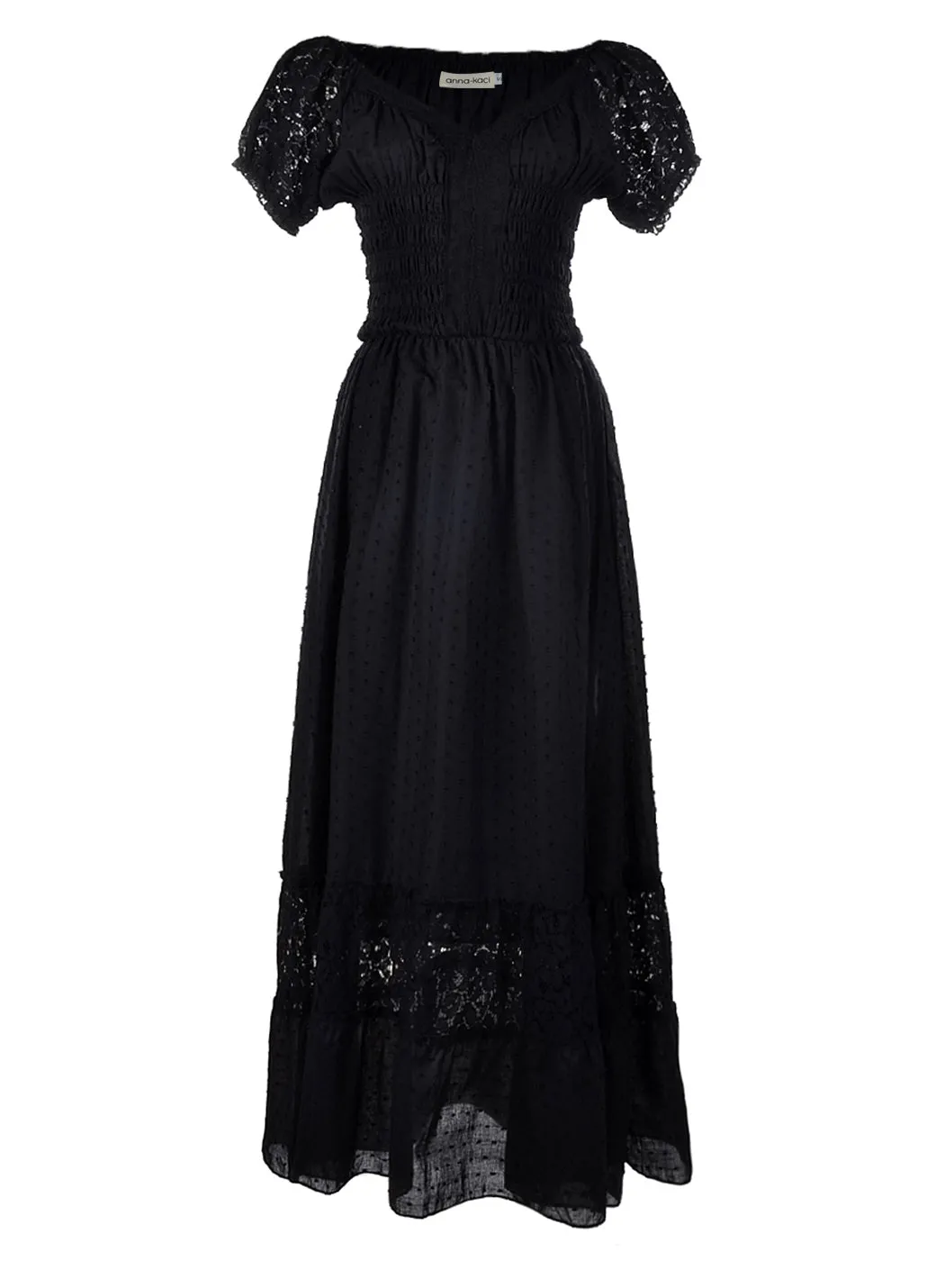 Renaissance Boho Lace Maxi Dress