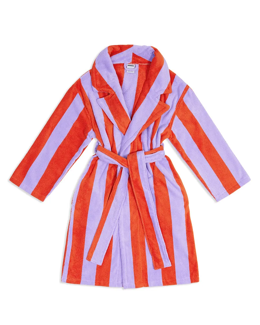 Robe - Grapefruit Stripes