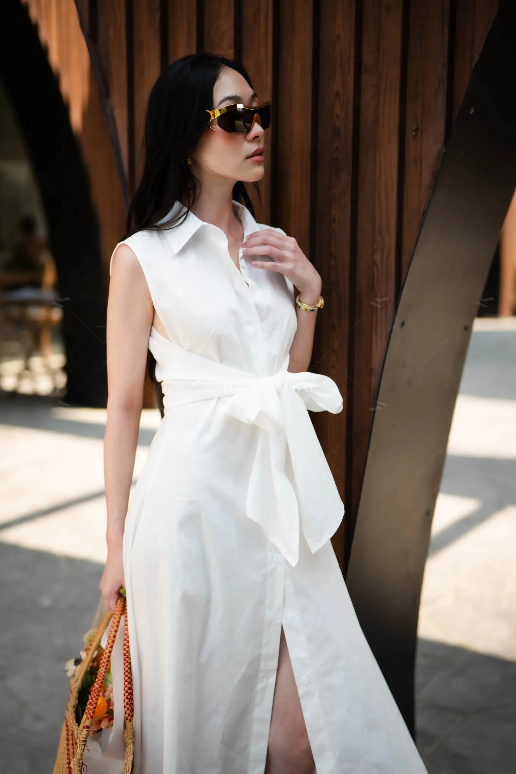 Rome Dress White