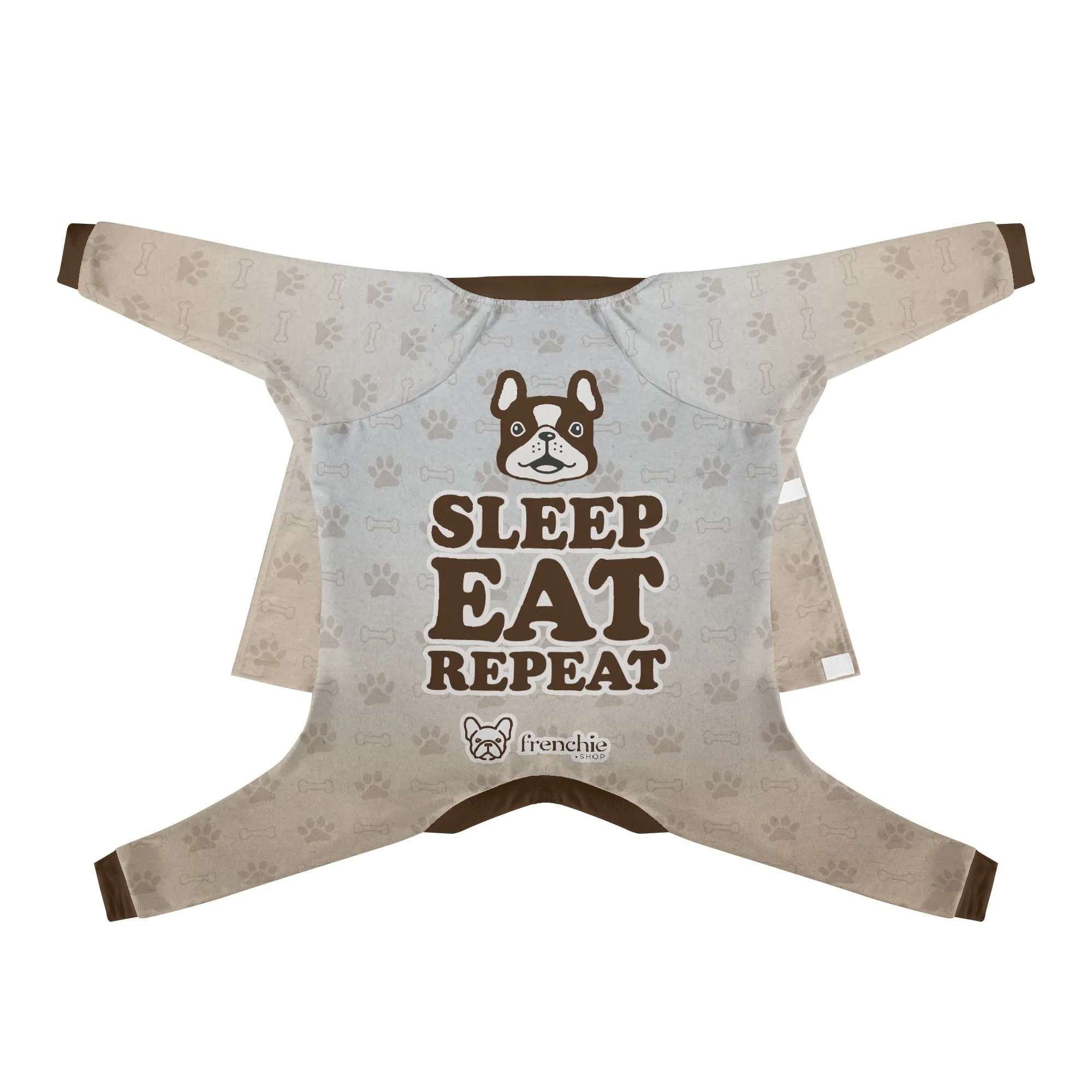 Sleep, Eat, Repeat - Frenchie Pajamas – Ultra-Soft, Cozy, & Adorably Stylish