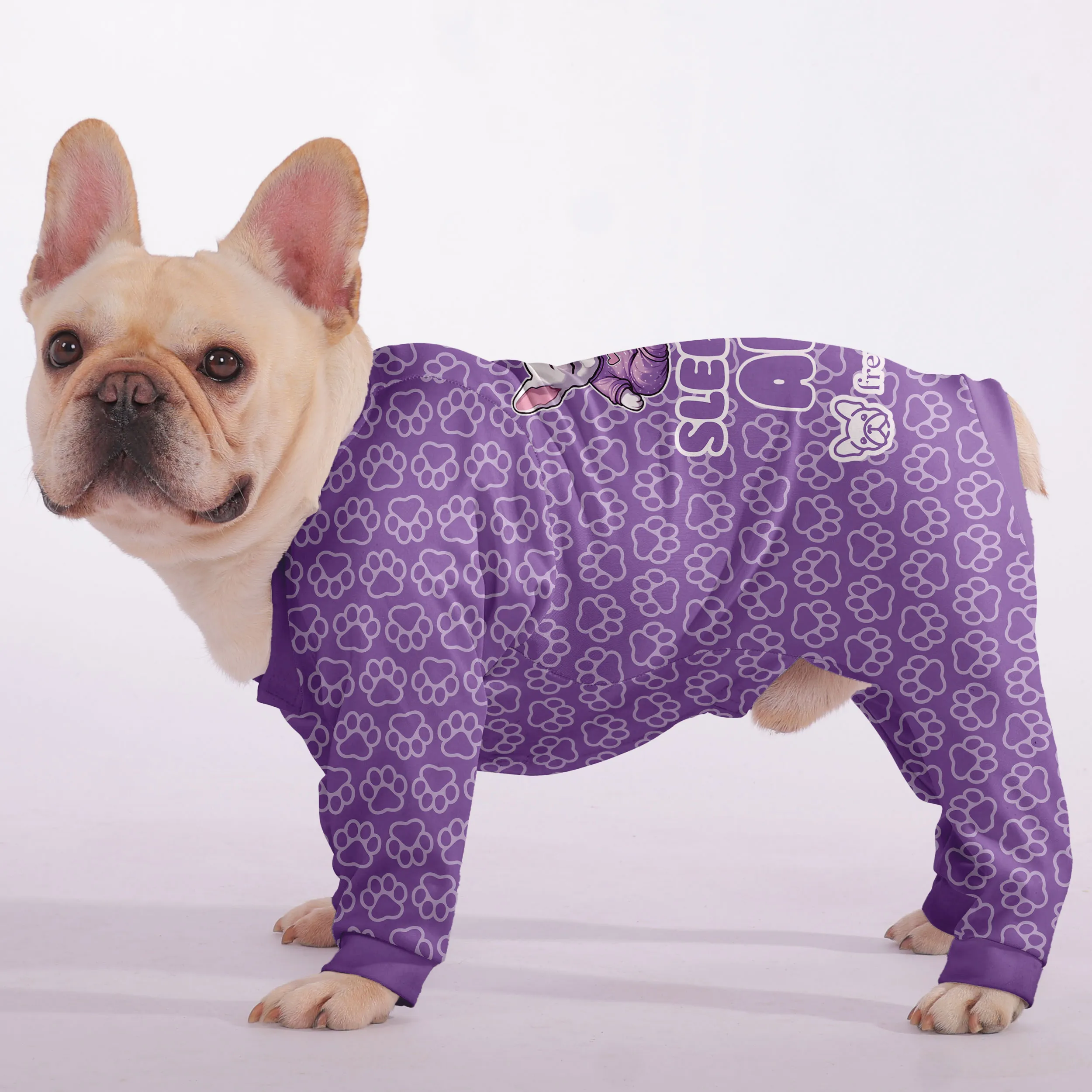 SLEEPY AF - Frenchie Pajamas – Ultra-Soft, Cozy, & Adorably Stylish