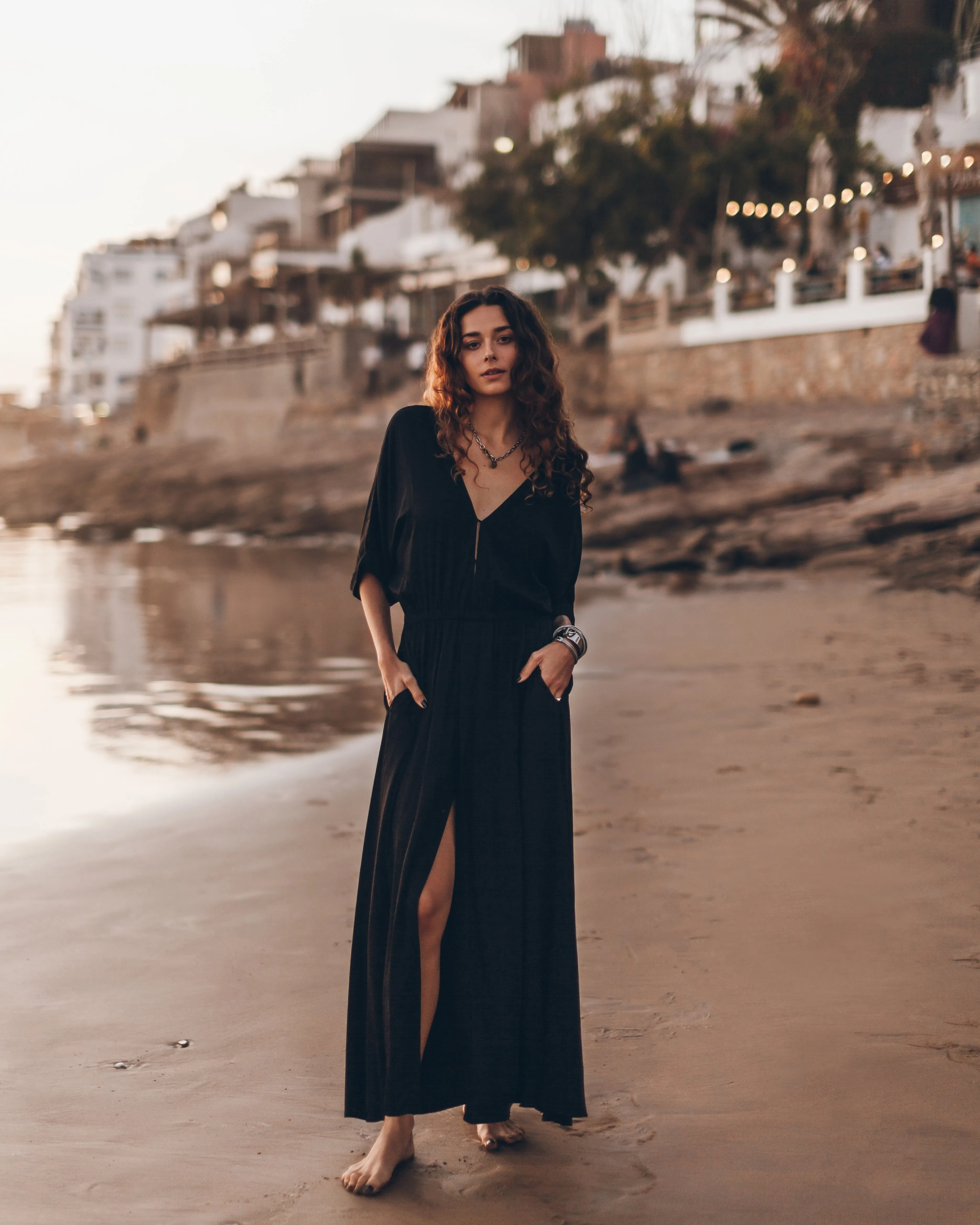 The Black Long Chill Dress