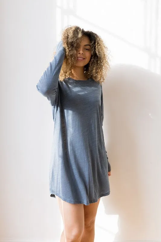 The Leisure Dress Indigo