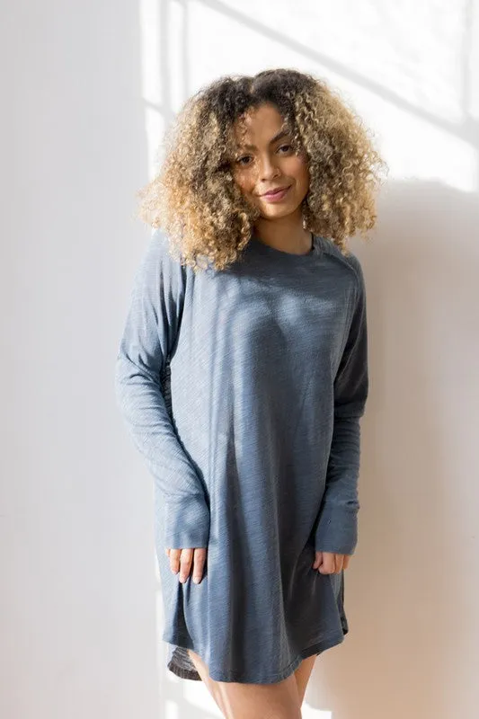 The Leisure Dress Indigo