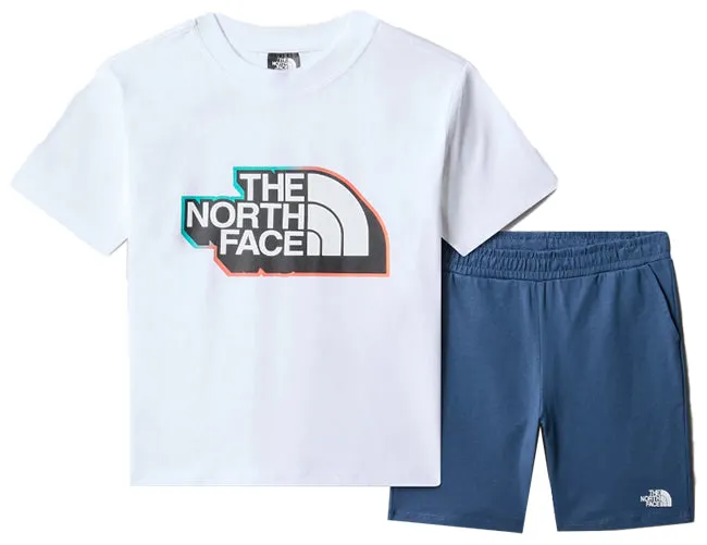 The North Face Kids Summer Set White Shady Blue