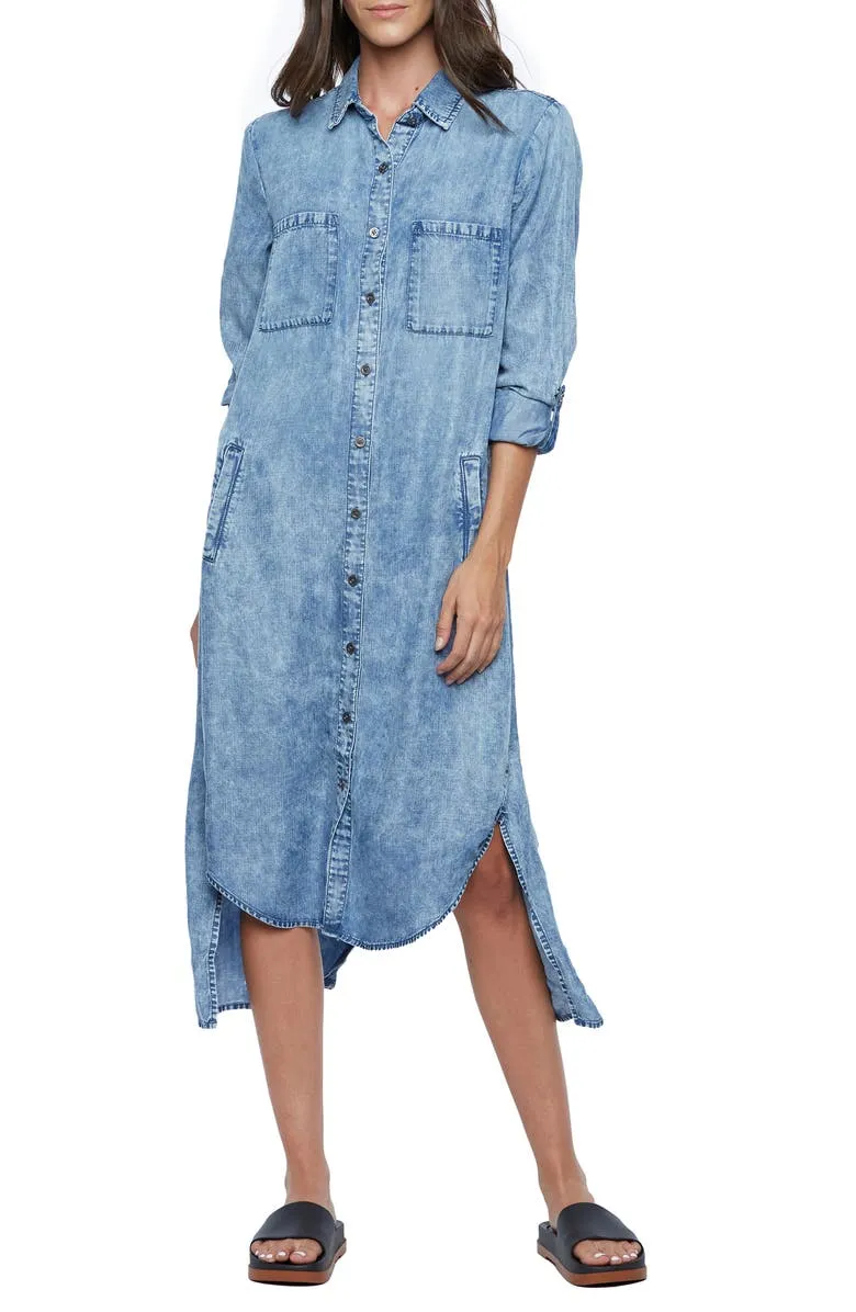 WASH LAB DENIM Chill Out Shirtdress