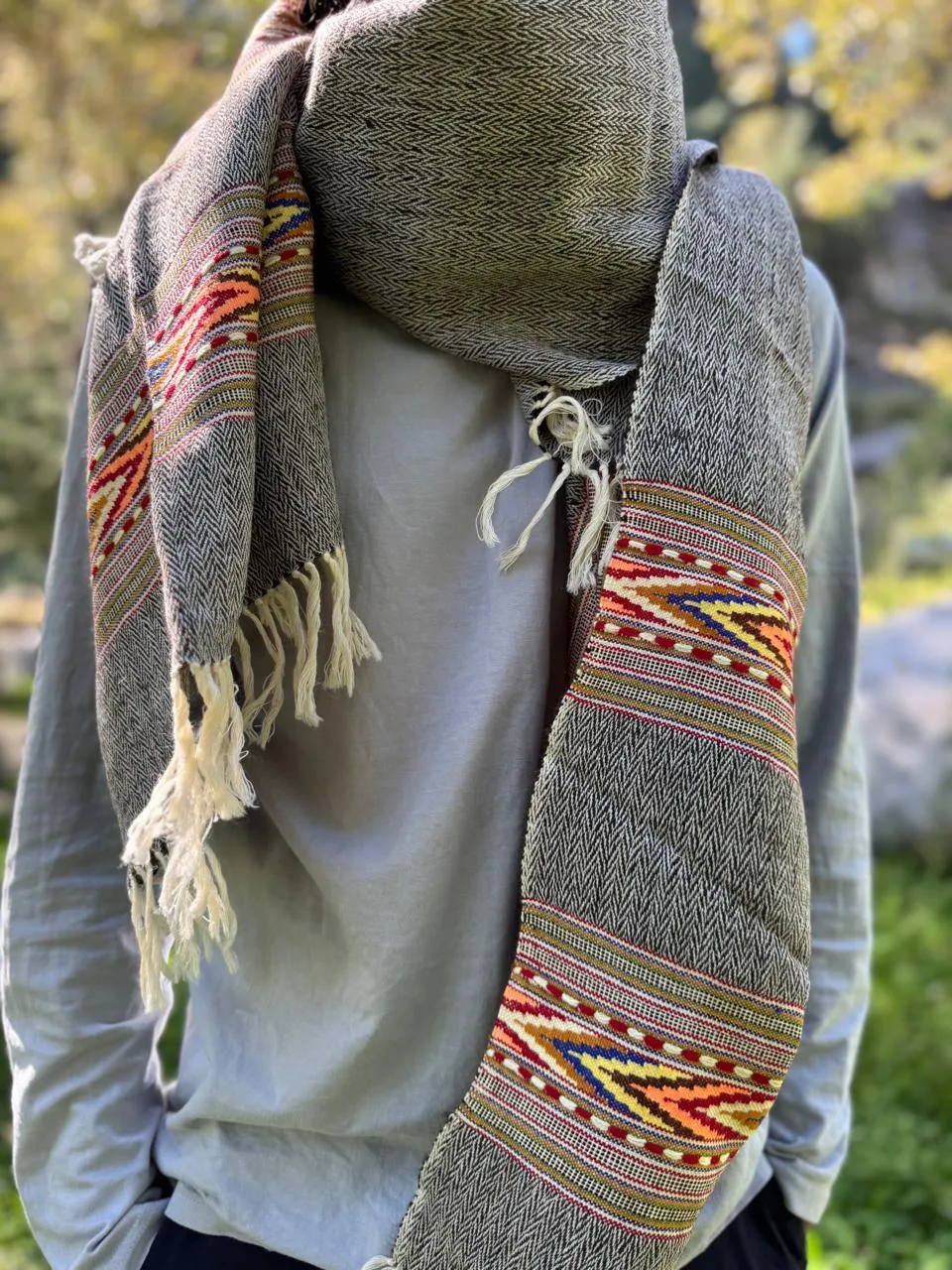 Yak wool scarf